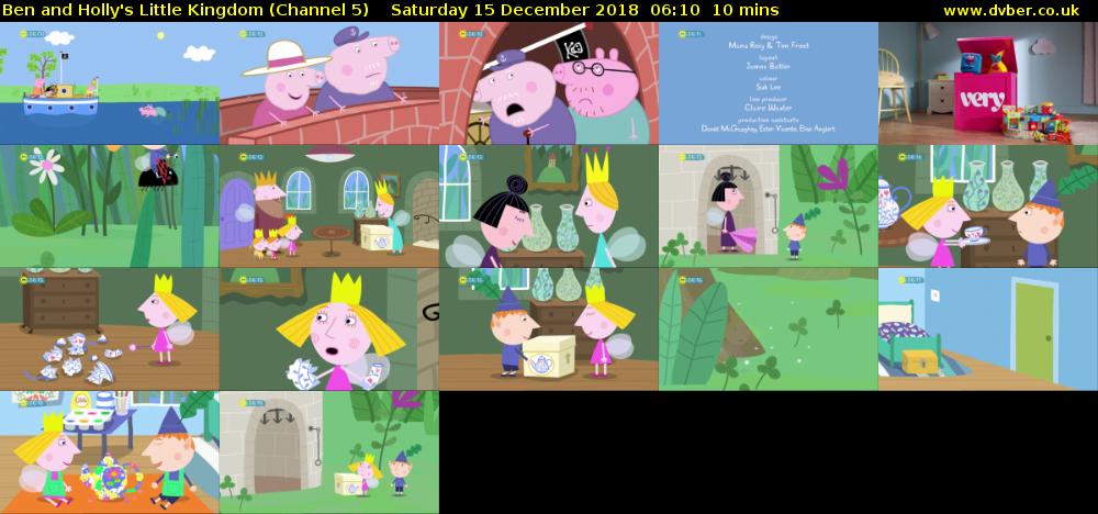 Ben and Holly's Little Kingdom (Channel 5) Saturday 15 December 2018 06:10 - 06:20