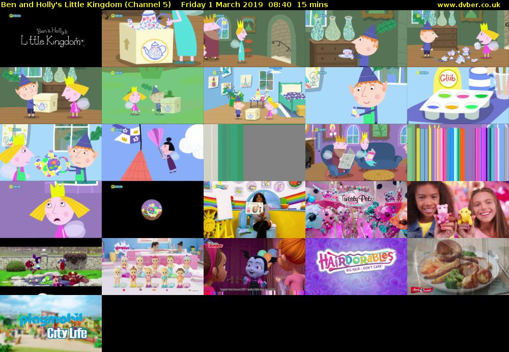 Ben and Holly's Little Kingdom (Channel 5) Friday 1 March 2019 08:40 - 08:55