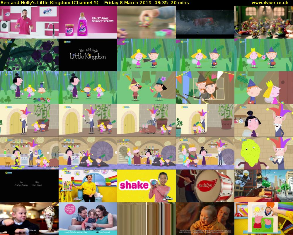 Ben and Holly's Little Kingdom (Channel 5) Friday 8 March 2019 08:35 - 08:55