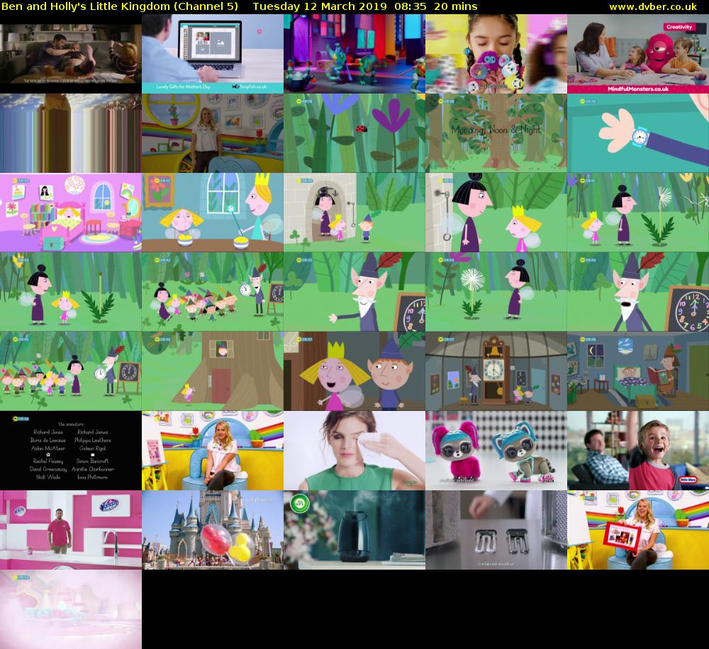 Ben and Holly's Little Kingdom (Channel 5) Tuesday 12 March 2019 08:35 - 08:55