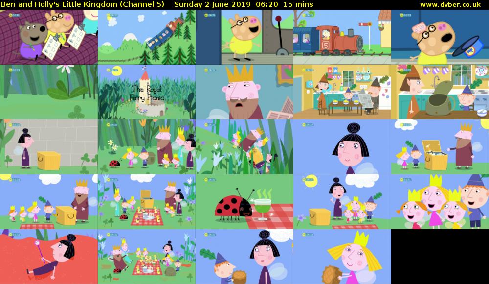 Ben and Holly's Little Kingdom (Channel 5) Sunday 2 June 2019 06:20 - 06:35