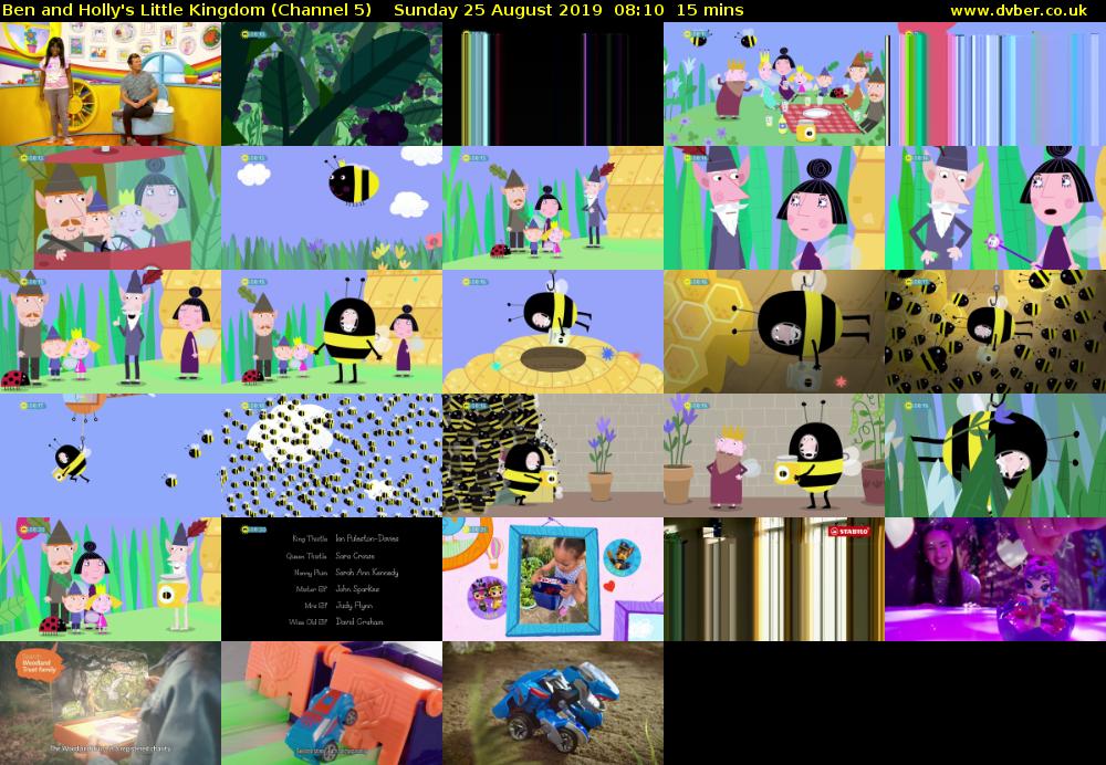 Ben and Holly's Little Kingdom (Channel 5) Sunday 25 August 2019 08:10 - 08:25