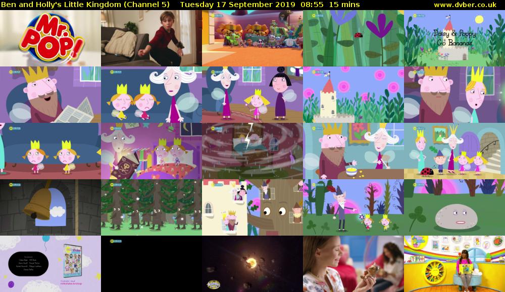 Ben and Holly's Little Kingdom (Channel 5) Tuesday 17 September 2019 08:55 - 09:10