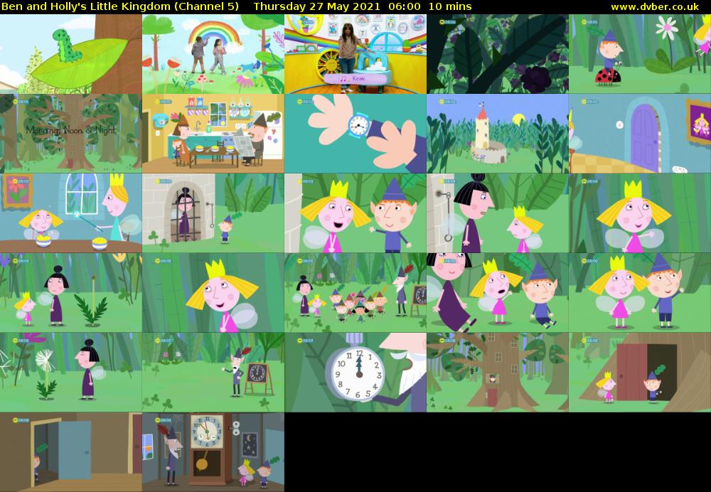 Ben and Holly's Little Kingdom (Channel 5) Thursday 27 May 2021 06:00 - 06:10