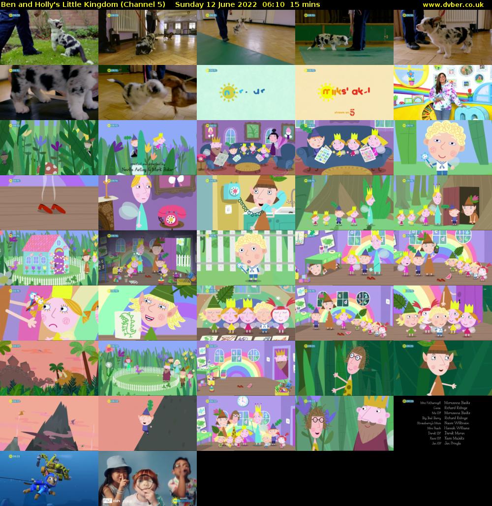 Ben and Holly's Little Kingdom (Channel 5) Sunday 12 June 2022 06:10 - 06:25