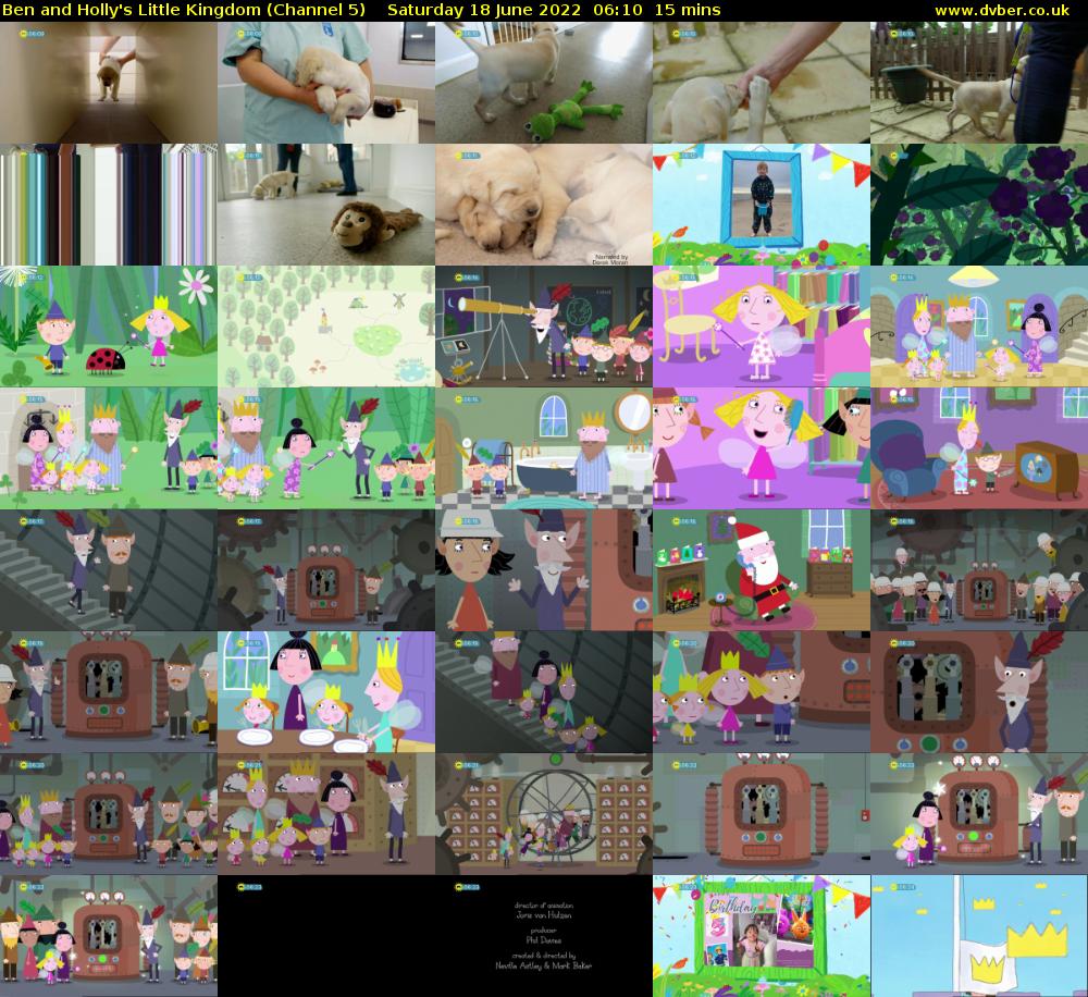 Ben and Holly's Little Kingdom (Channel 5) Saturday 18 June 2022 06:10 - 06:25