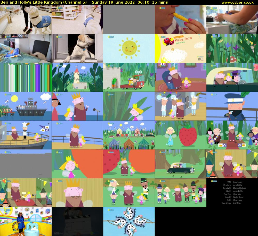Ben and Holly's Little Kingdom (Channel 5) Sunday 19 June 2022 06:10 - 06:25