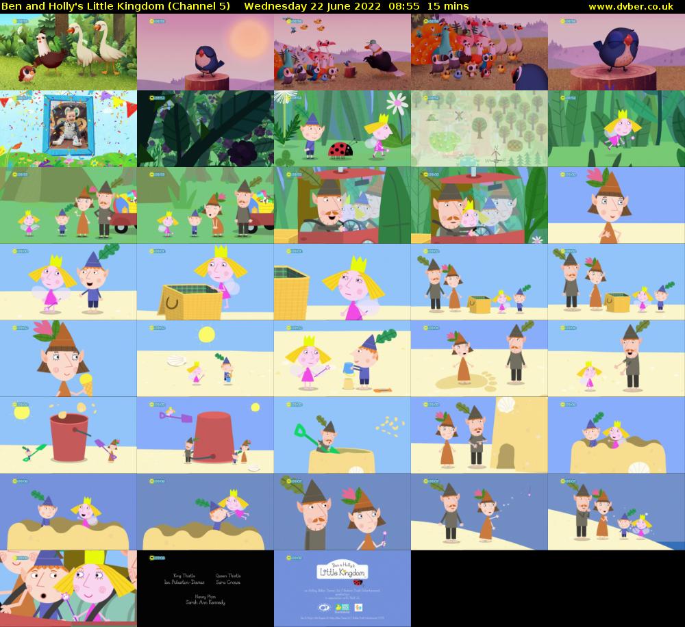 Ben and Holly's Little Kingdom (Channel 5) Wednesday 22 June 2022 08:55 - 09:10