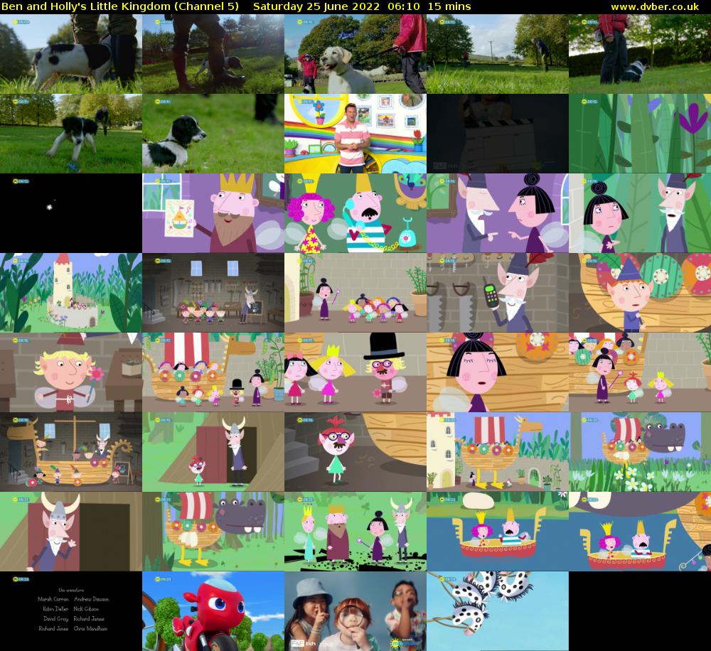 Ben and Holly's Little Kingdom (Channel 5) Saturday 25 June 2022 06:10 - 06:25