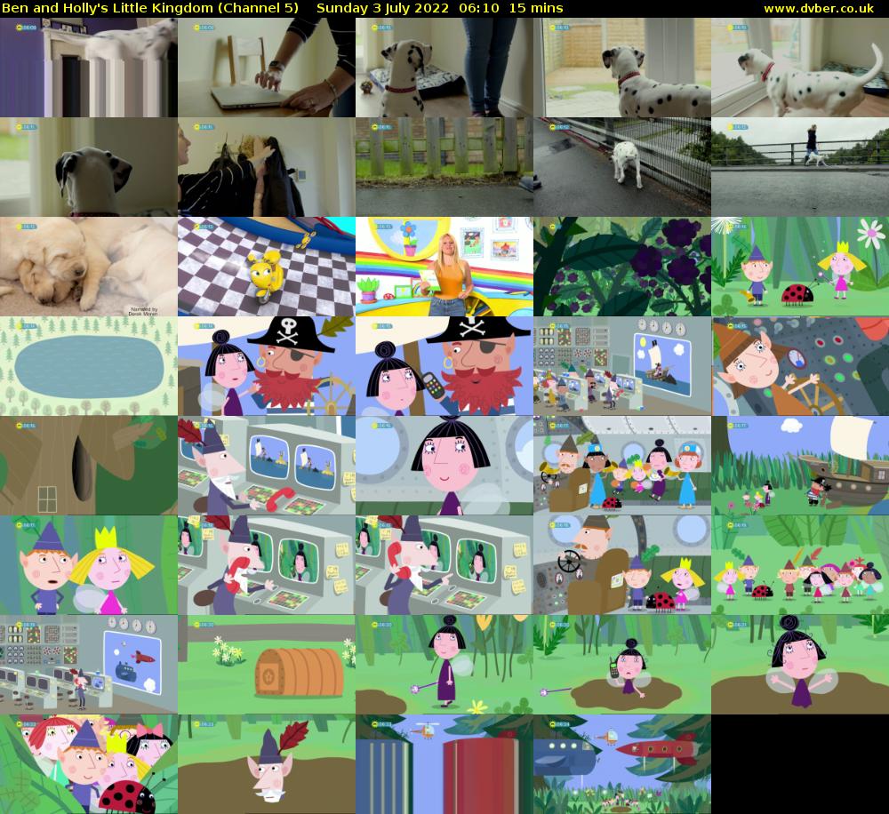 Ben and Holly's Little Kingdom (Channel 5) Sunday 3 July 2022 06:10 - 06:25