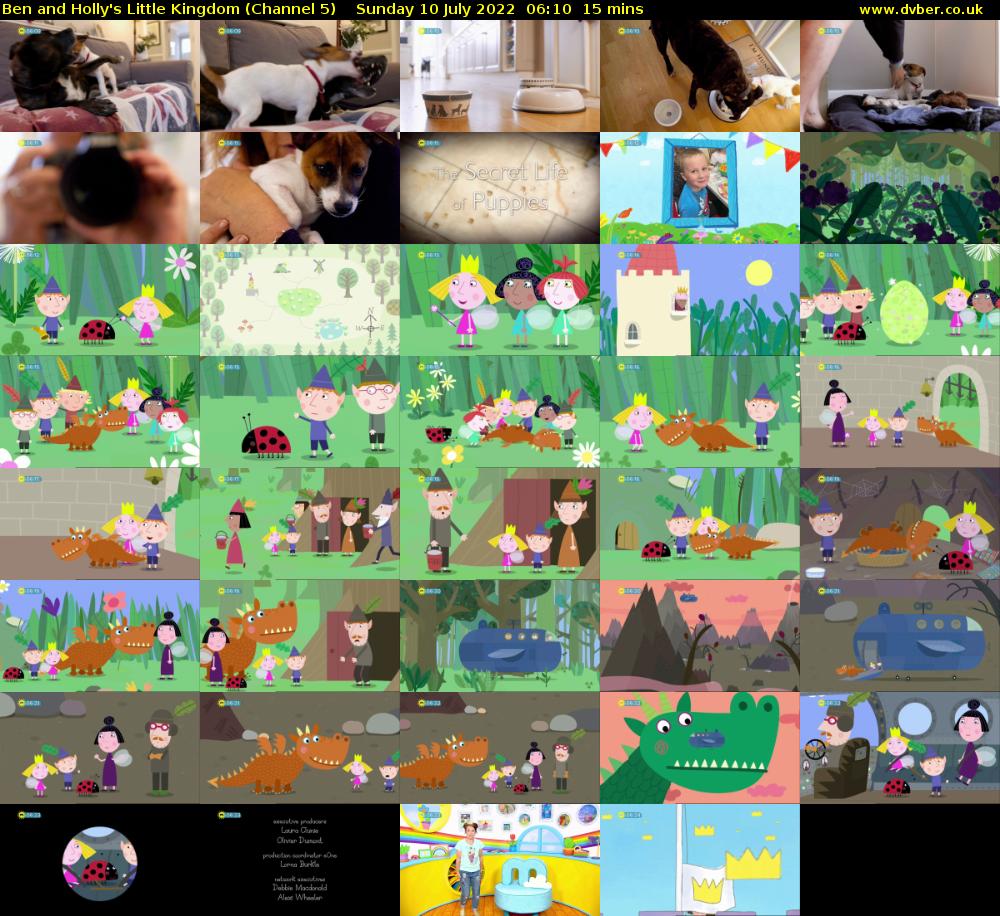Ben and Holly's Little Kingdom (Channel 5) Sunday 10 July 2022 06:10 - 06:25