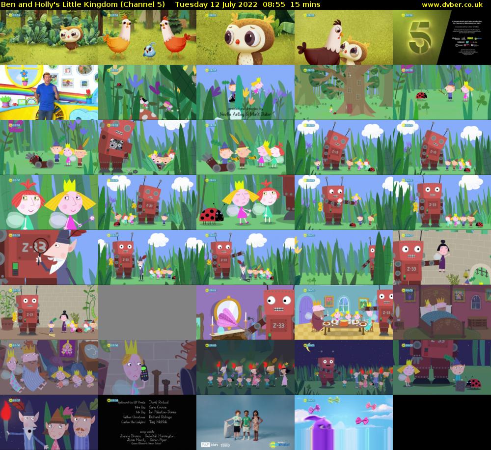 Ben and Holly's Little Kingdom (Channel 5) Tuesday 12 July 2022 08:55 - 09:10