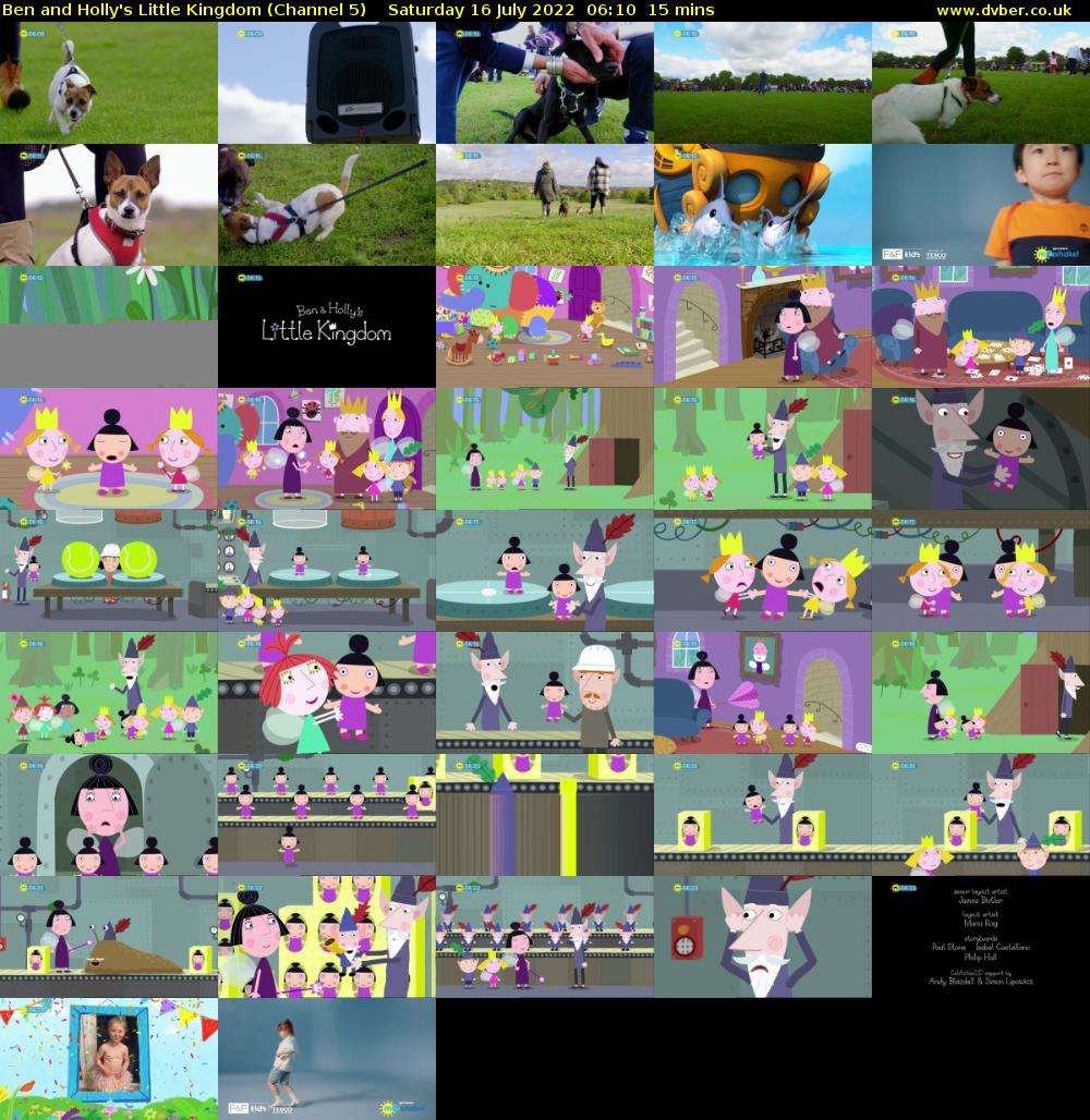 Ben and Holly's Little Kingdom (Channel 5) Saturday 16 July 2022 06:10 - 06:25