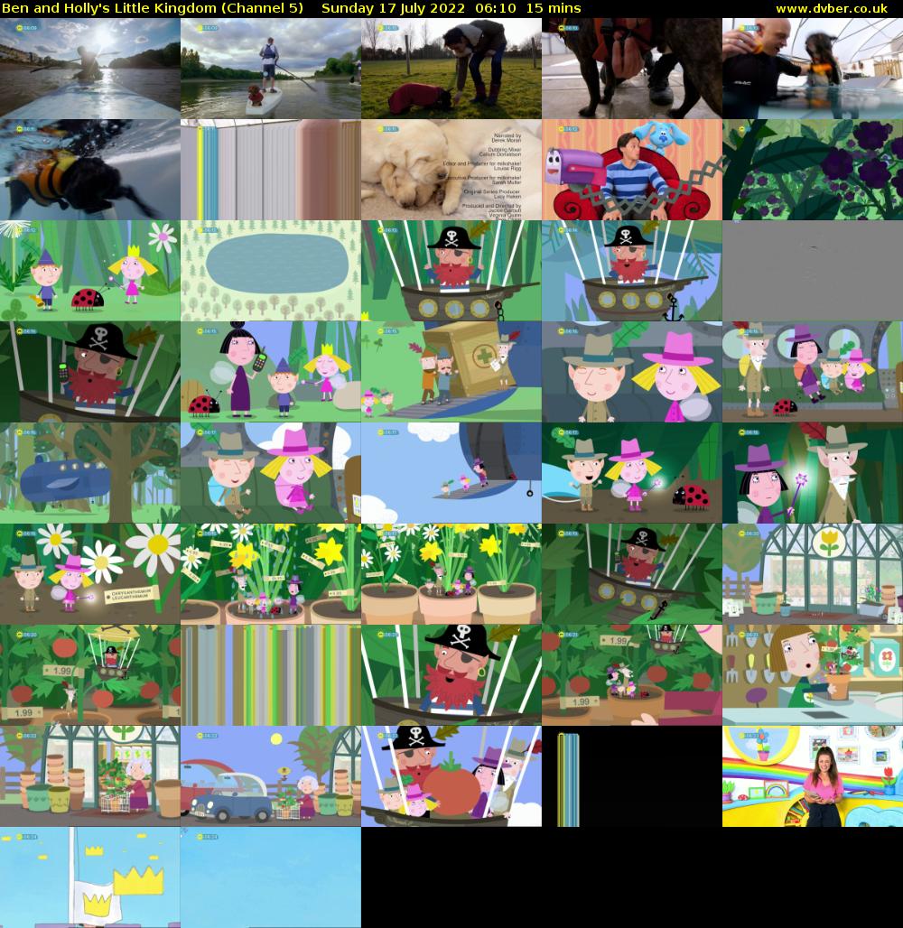 Ben and Holly's Little Kingdom (Channel 5) Sunday 17 July 2022 06:10 - 06:25