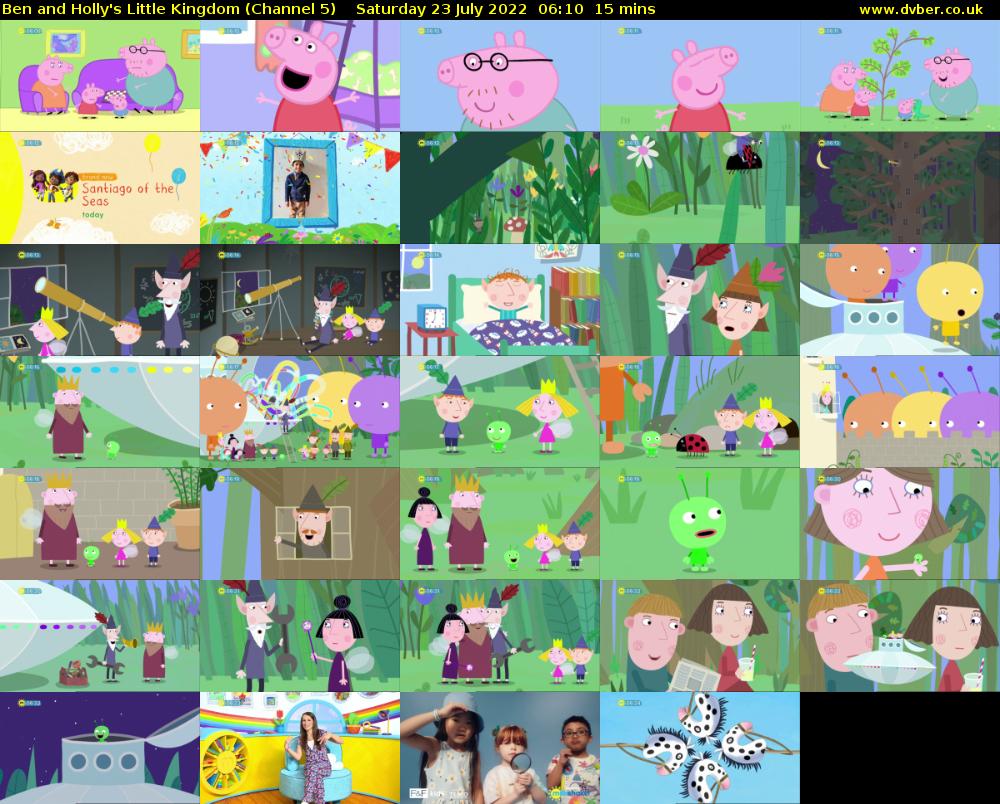 Ben and Holly's Little Kingdom (Channel 5) Saturday 23 July 2022 06:10 - 06:25