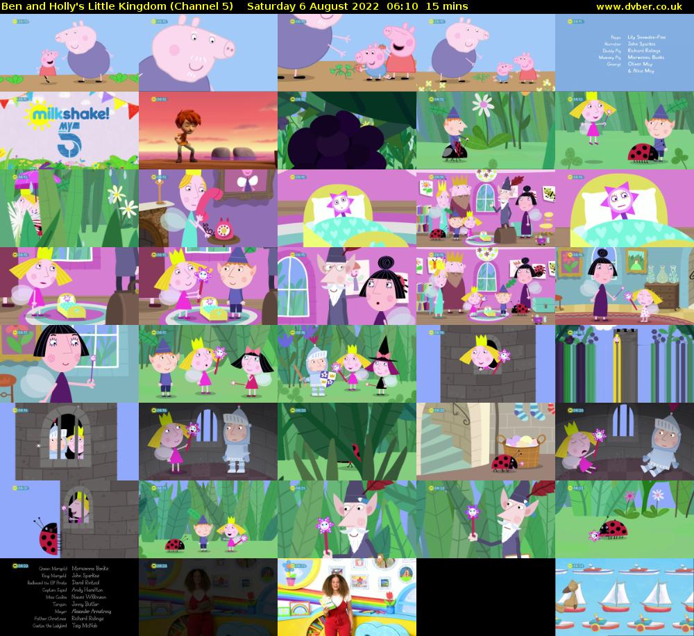 Ben and Holly's Little Kingdom (Channel 5) Saturday 6 August 2022 06:10 - 06:25