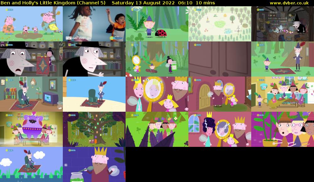 Ben and Holly's Little Kingdom (Channel 5) Saturday 13 August 2022 06:10 - 06:20