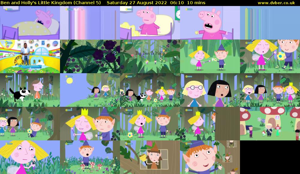 Ben and Holly's Little Kingdom (Channel 5) Saturday 27 August 2022 06:10 - 06:20