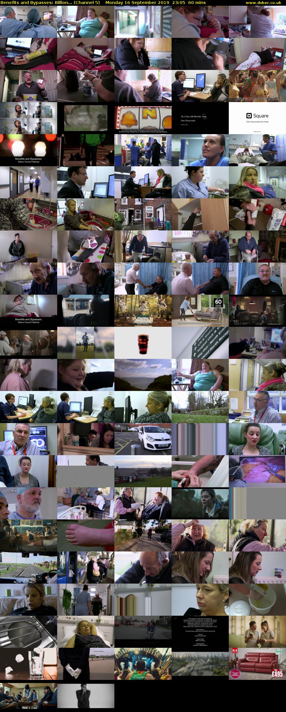 Benefits and Bypasses: Billion... (Channel 5) Monday 16 September 2019 23:05 - 00:05