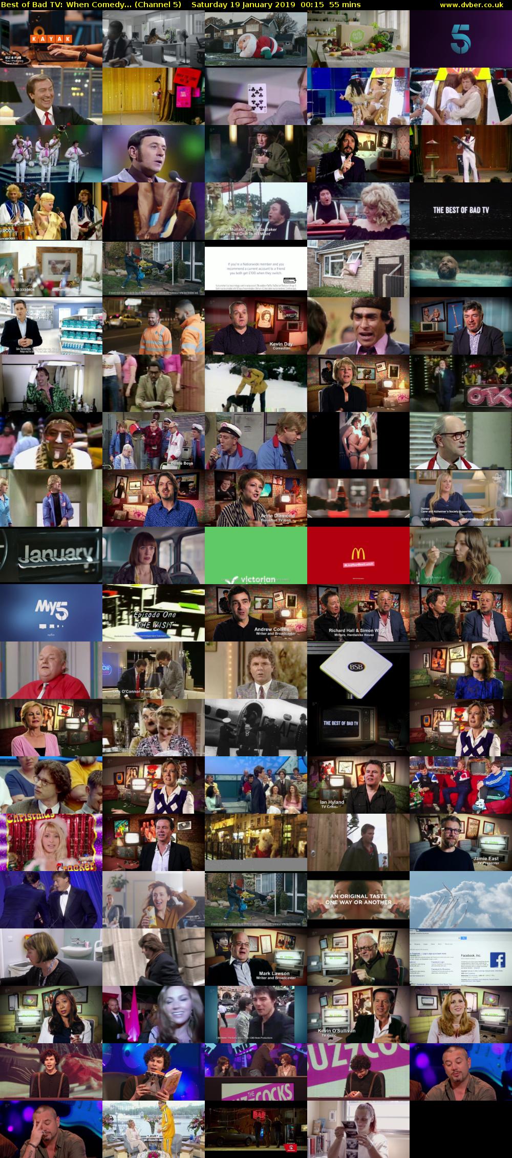 Best of Bad TV: When Comedy... (Channel 5) Saturday 19 January 2019 00:15 - 01:10