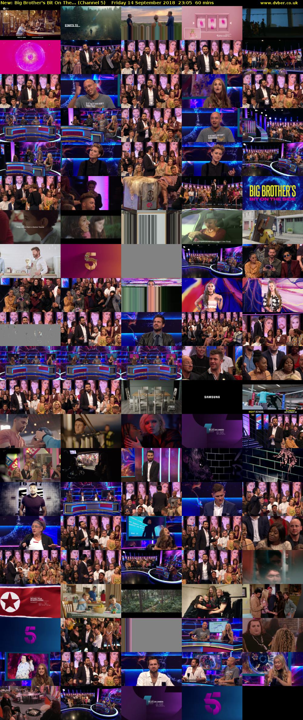 Big Brother's Bit On The... (Channel 5) Friday 14 September 2018 23:05 - 00:05