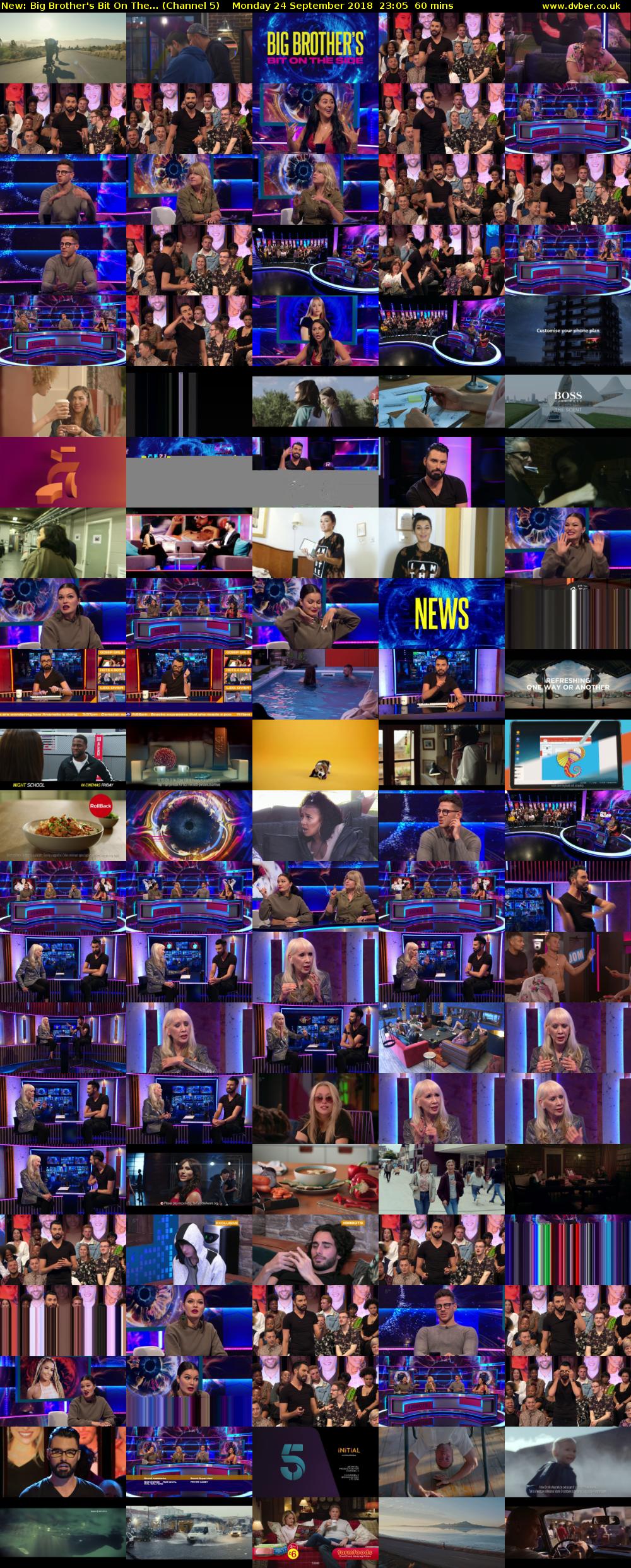 Big Brother's Bit On The... (Channel 5) Monday 24 September 2018 23:05 - 00:05