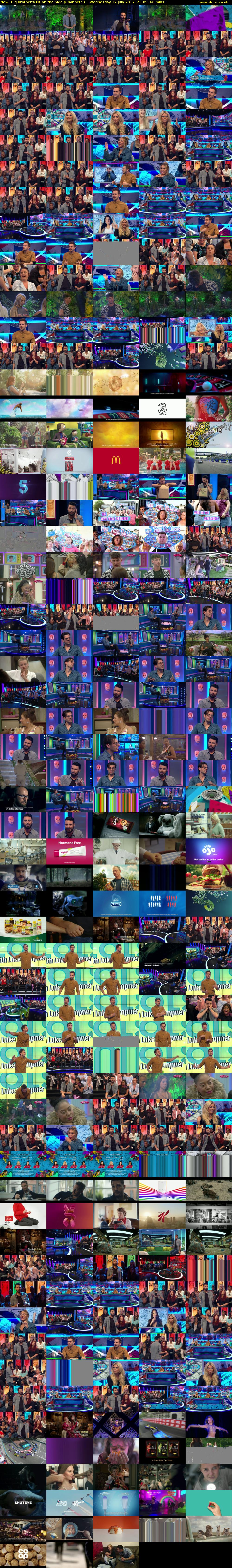 Big Brother's Bit on the Side (Channel 5) Wednesday 12 July 2017 23:05 - 00:05