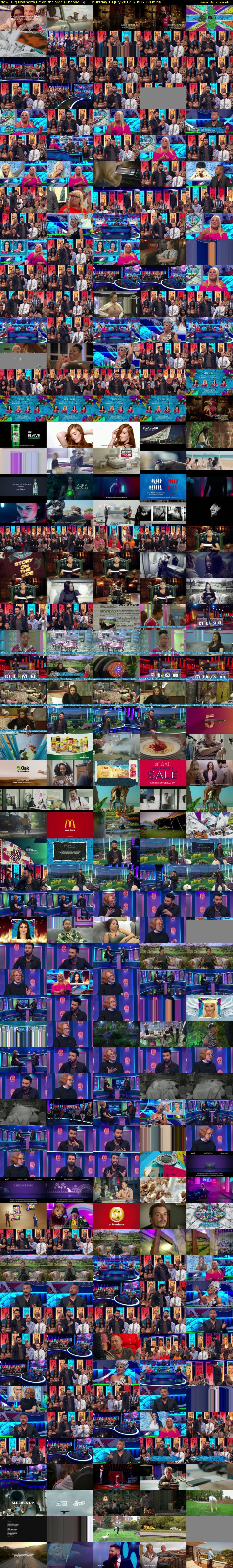 Big Brother's Bit on the Side (Channel 5) Thursday 13 July 2017 23:05 - 00:05