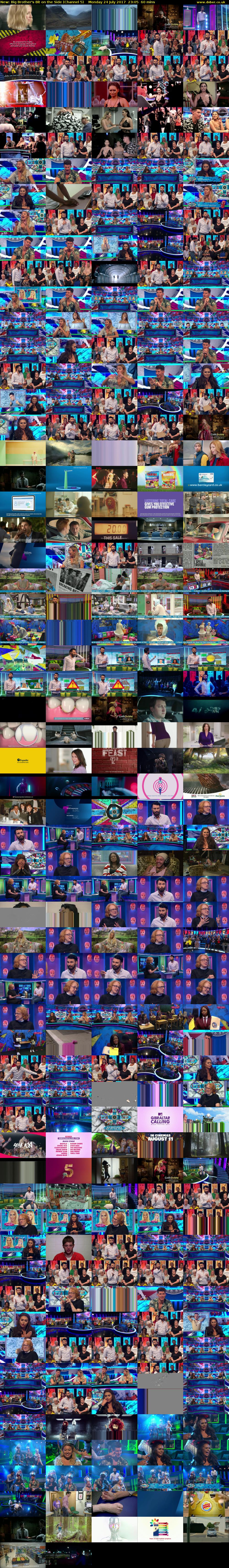 Big Brother's Bit on the Side (Channel 5) Monday 24 July 2017 23:05 - 00:05