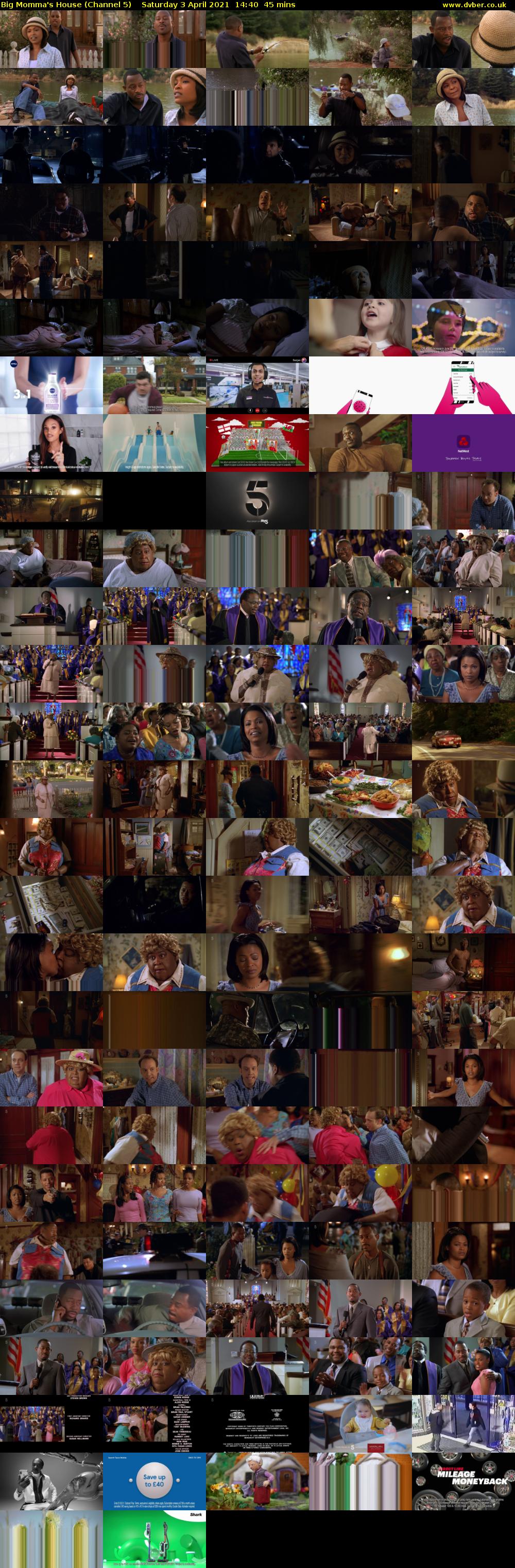 Big Momma's House (Channel 5) Saturday 3 April 2021 14:40 - 15:25