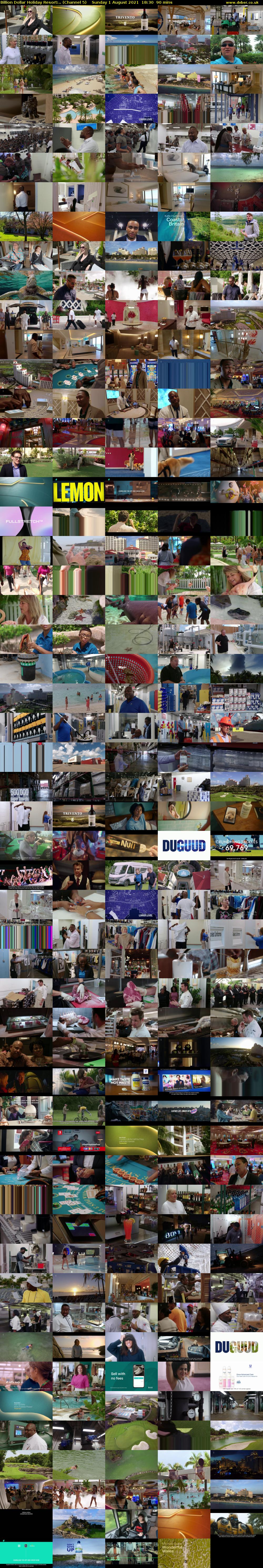 Billion Dollar Holiday Resort:.. (Channel 5) Sunday 1 August 2021 18:30 - 20:00