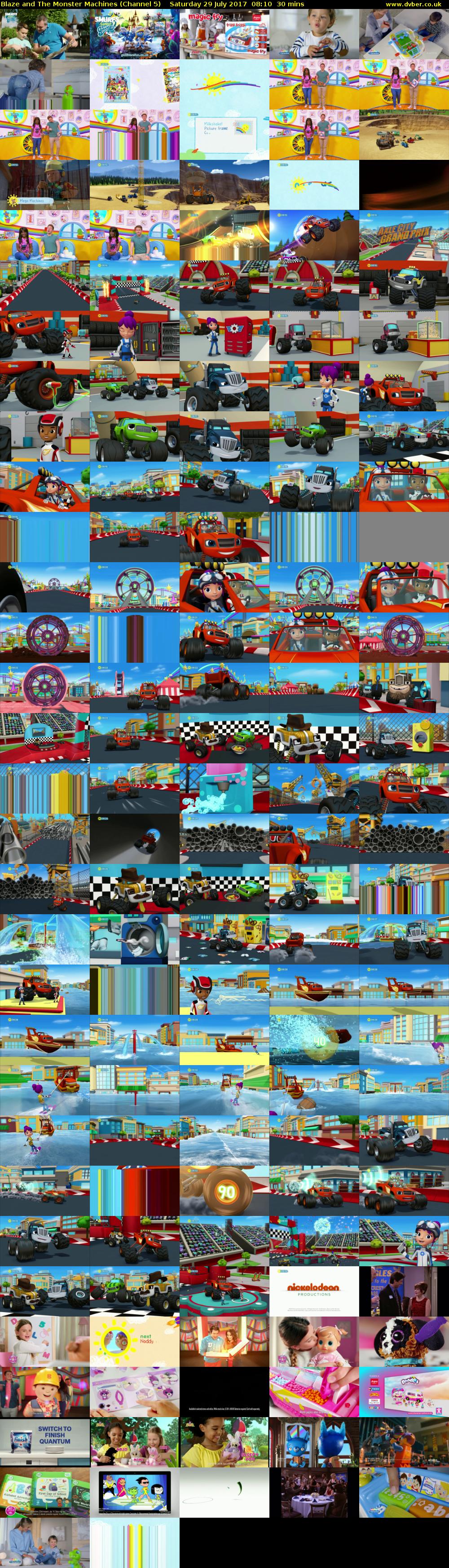 Blaze and The Monster Machines (Channel 5) Saturday 29 July 2017 08:10 - 08:40