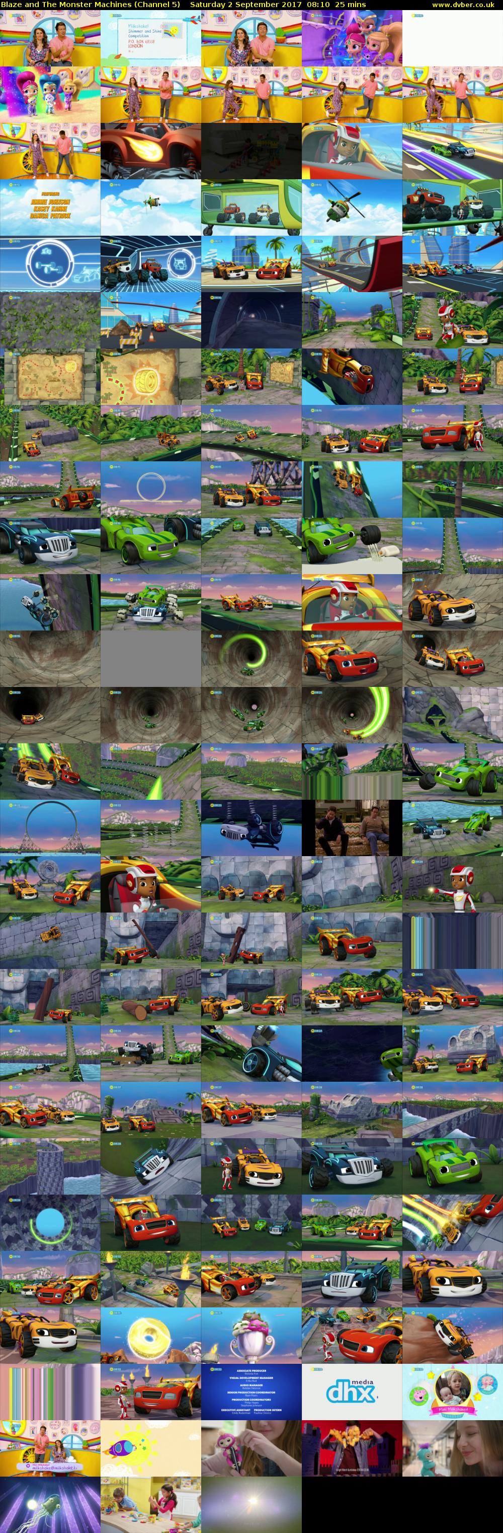 Blaze and The Monster Machines (Channel 5) Saturday 2 September 2017 08:10 - 08:35