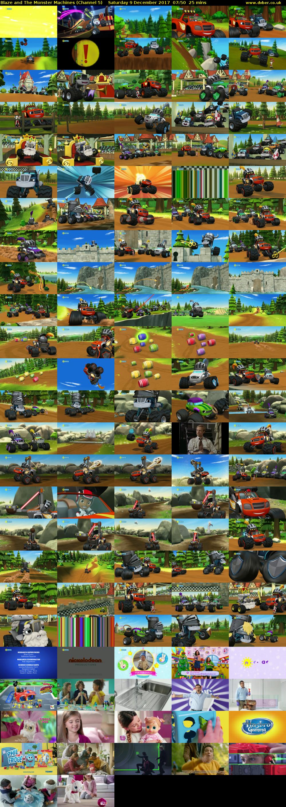 Blaze and The Monster Machines (Channel 5) Saturday 9 December 2017 07:50 - 08:15