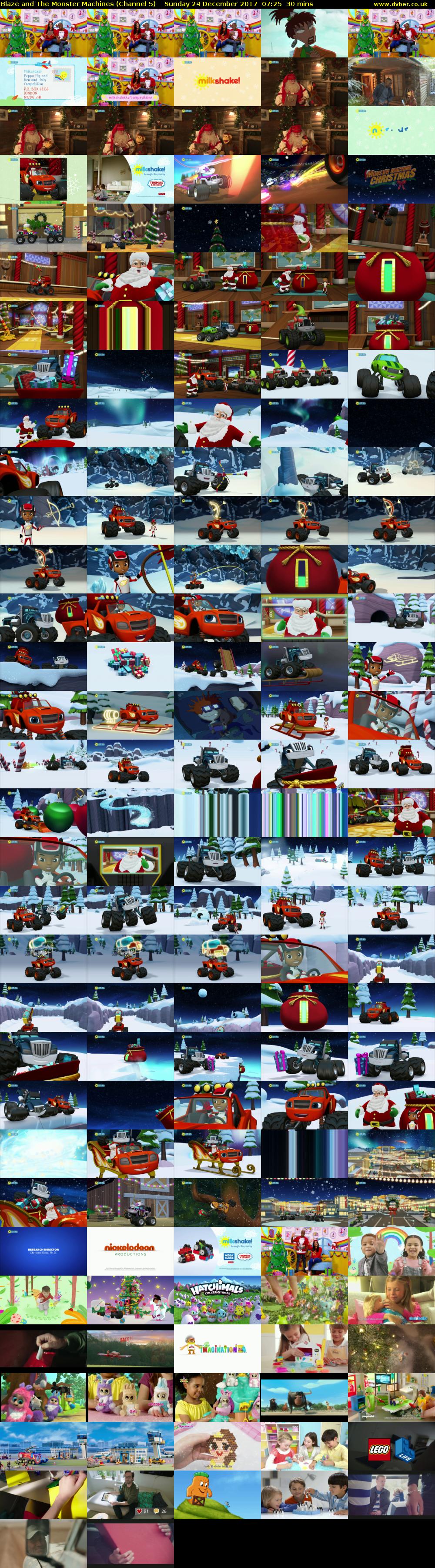 Blaze and The Monster Machines (Channel 5) Sunday 24 December 2017 07:25 - 07:55