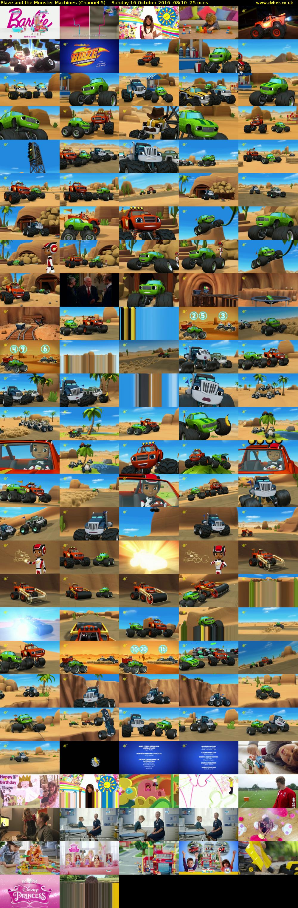 Blaze and the Monster Machines (Channel 5) Sunday 16 October 2016 08:10 - 08:35