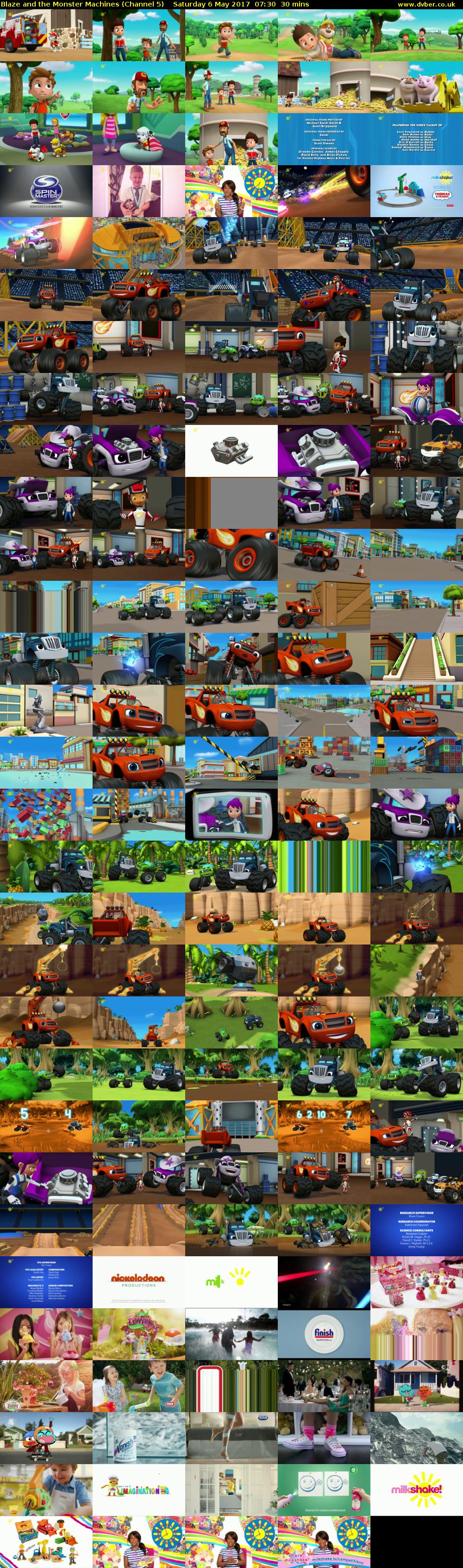 Blaze and the Monster Machines (Channel 5) Saturday 6 May 2017 07:30 - 08:00
