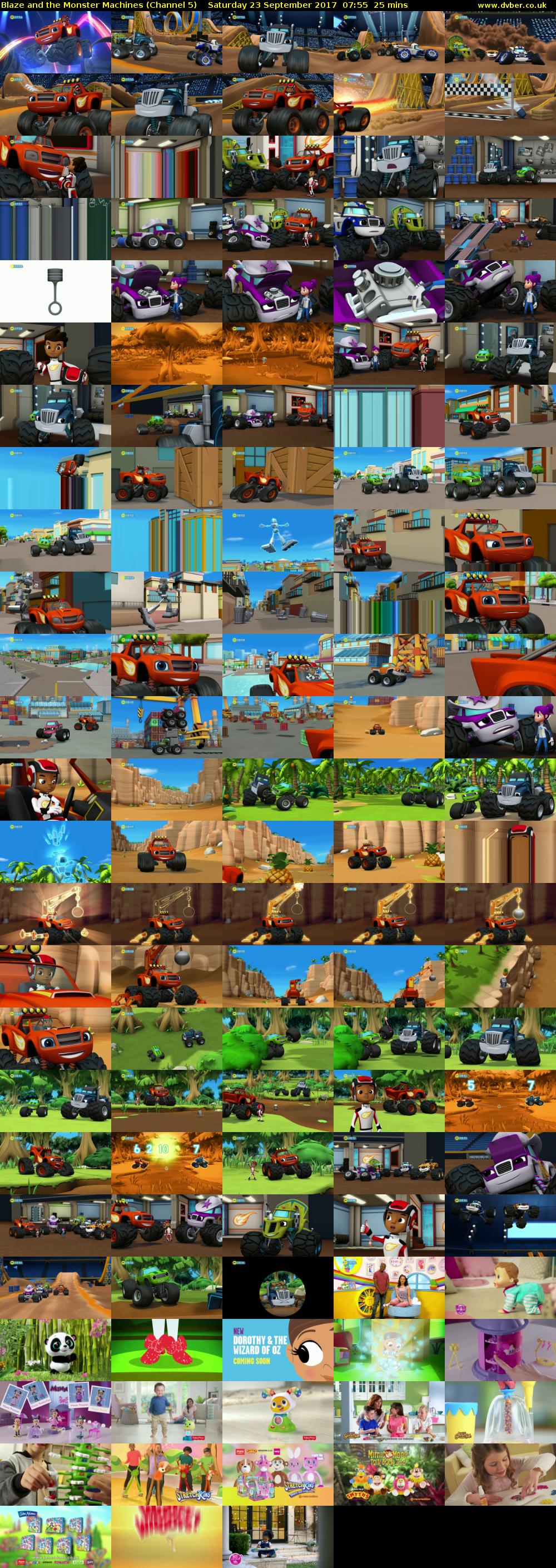 Blaze and the Monster Machines (Channel 5) Saturday 23 September 2017 07:55 - 08:20