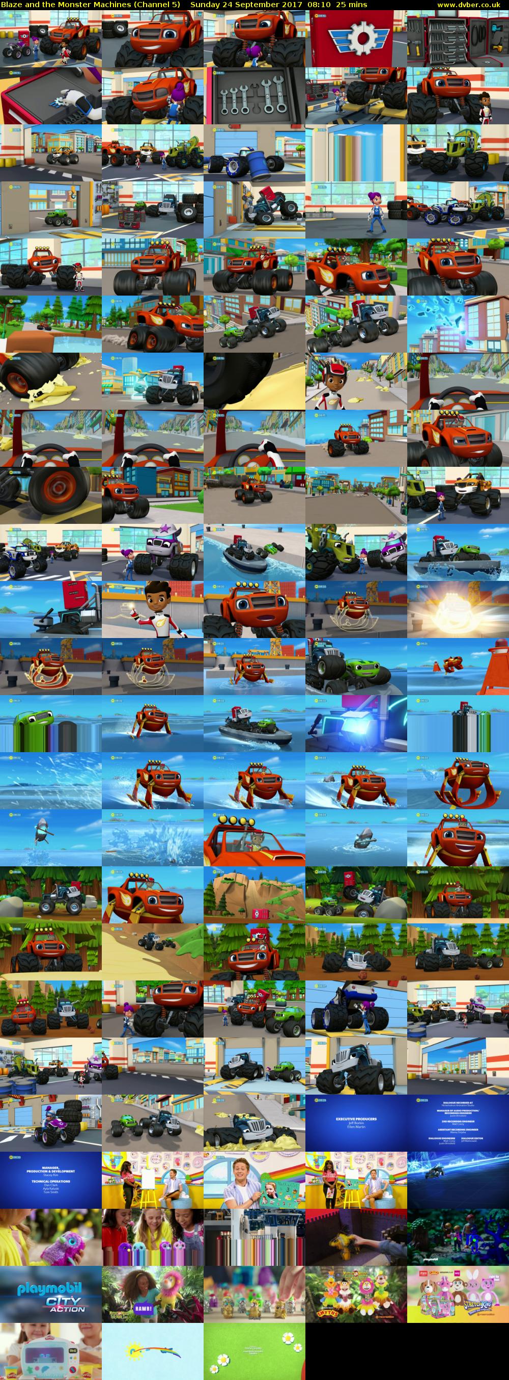 Blaze and the Monster Machines (Channel 5) Sunday 24 September 2017 08:10 - 08:35