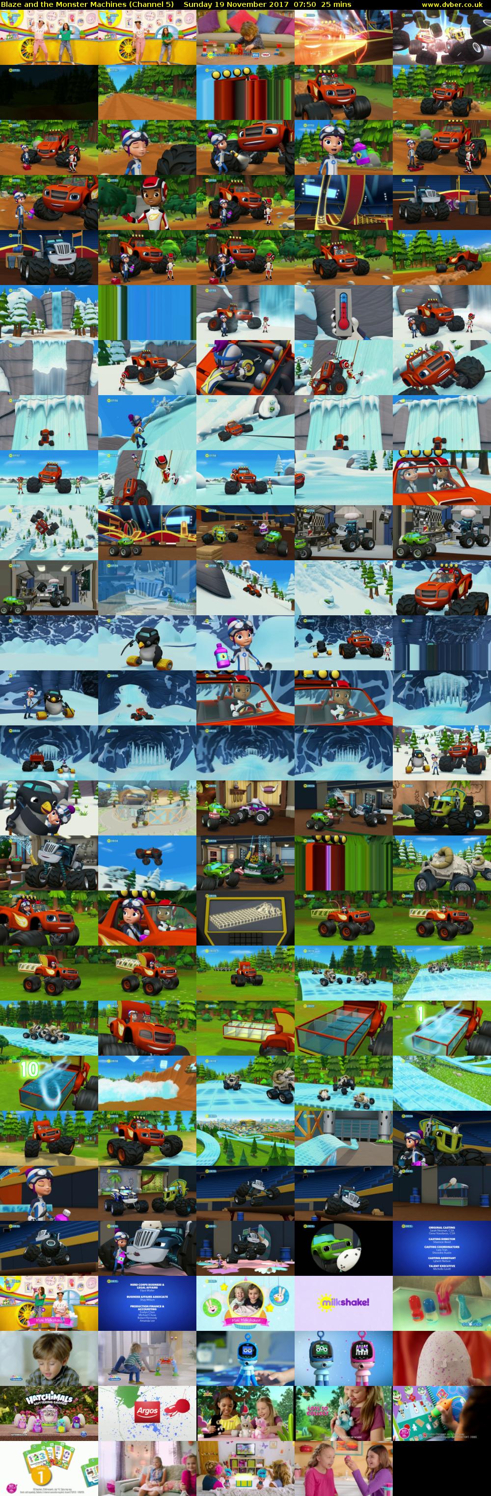 Blaze and the Monster Machines (Channel 5) Sunday 19 November 2017 07:50 - 08:15