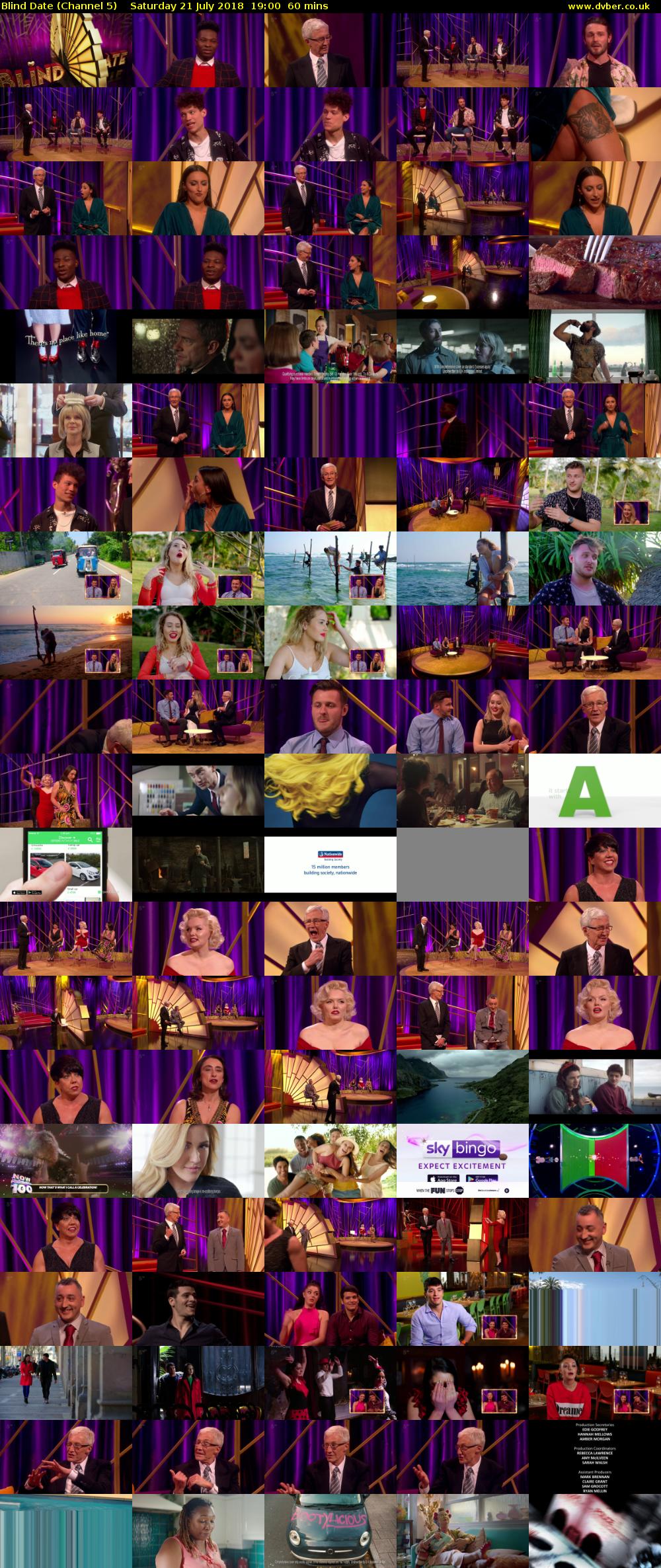Blind Date (Channel 5) Saturday 21 July 2018 19:00 - 20:00