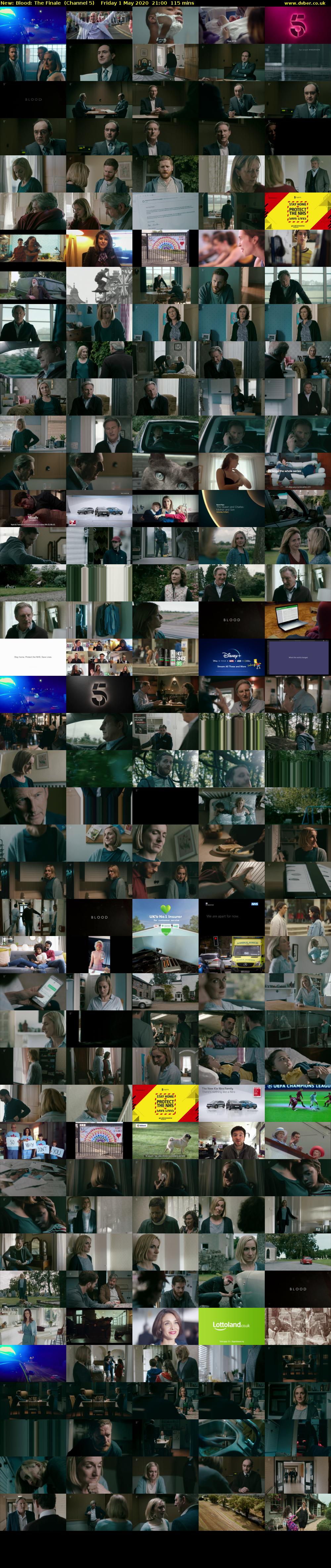 Blood: The Finale (Channel 5) Friday 1 May 2020 21:00 - 22:55