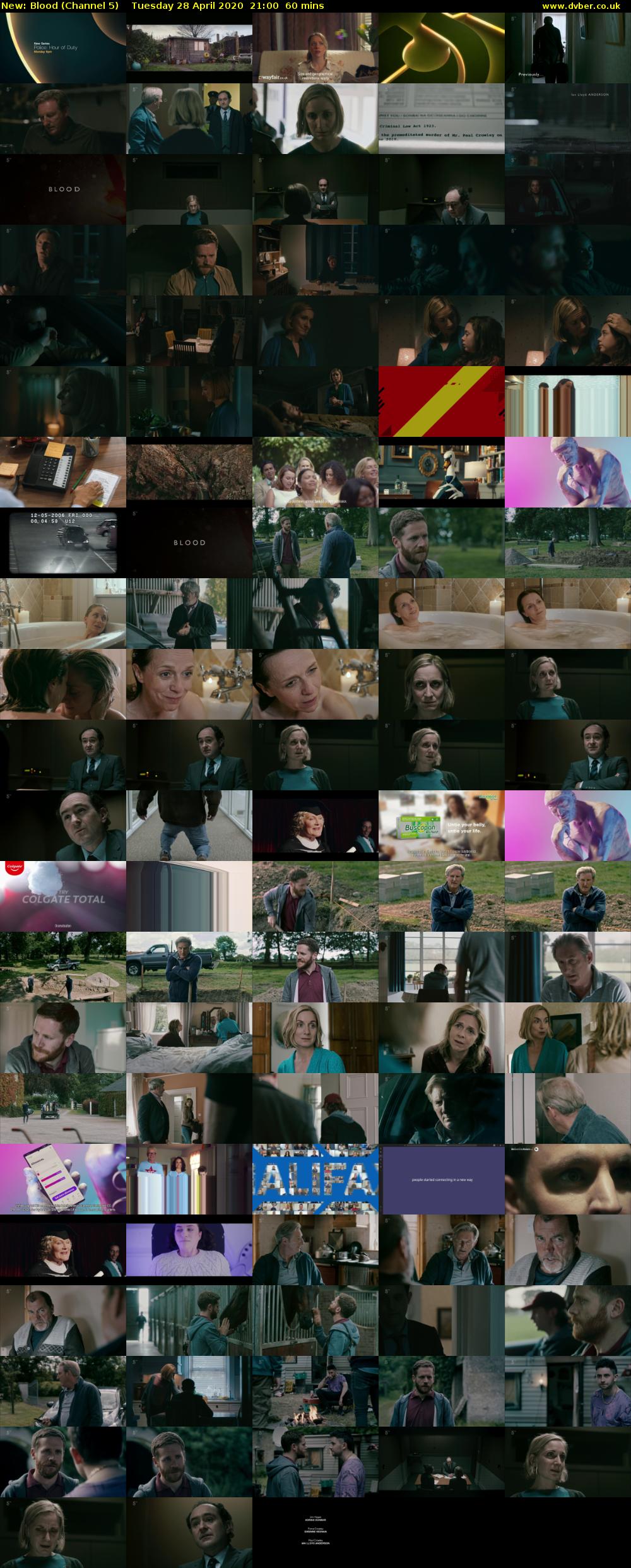 Blood (Channel 5) Tuesday 28 April 2020 21:00 - 22:00