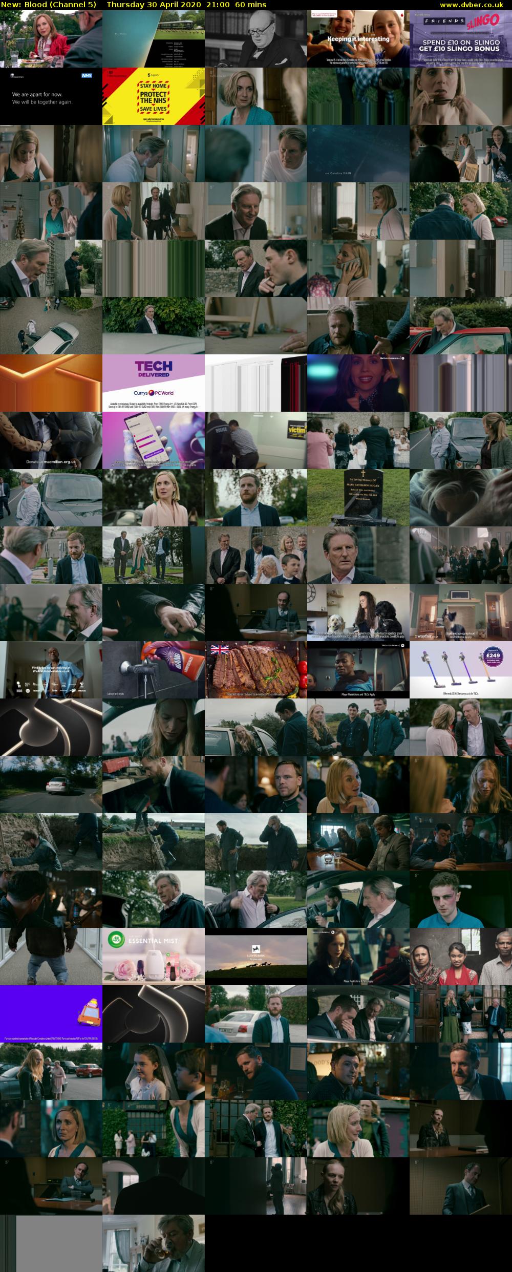 Blood (Channel 5) Thursday 30 April 2020 21:00 - 22:00