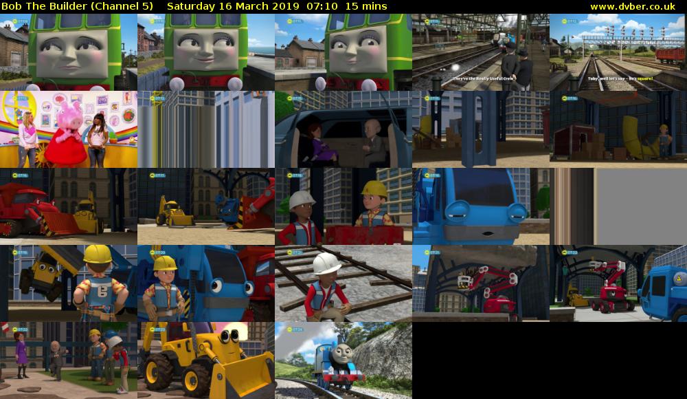Bob The Builder (Channel 5) Saturday 16 March 2019 07:10 - 07:25