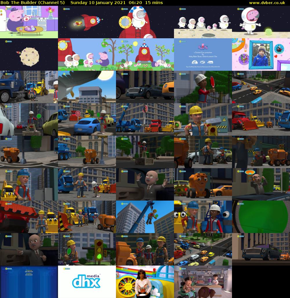 Bob The Builder (Channel 5) Sunday 10 January 2021 06:20 - 06:35
