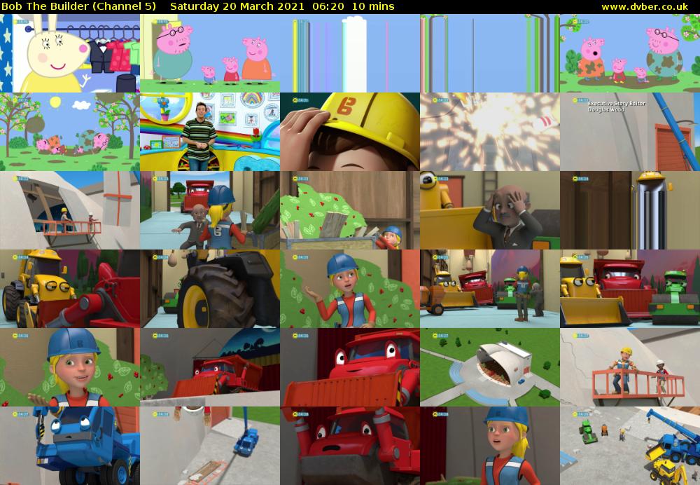 Bob The Builder (Channel 5) Saturday 20 March 2021 06:20 - 06:30