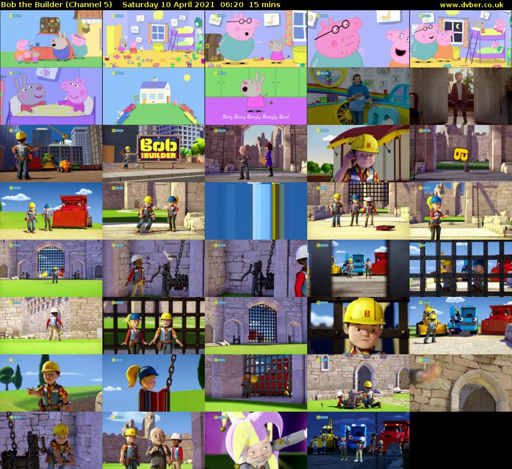 Bob the Builder (Channel 5) Saturday 10 April 2021 06:20 - 06:35