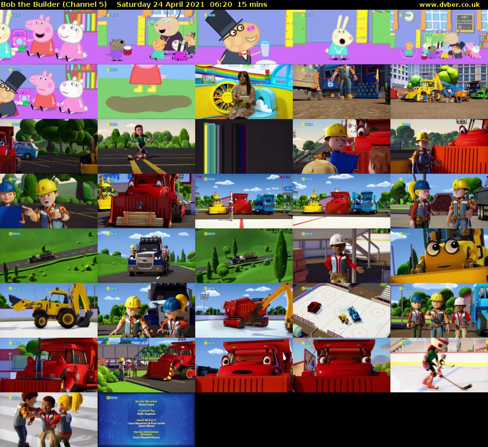 Bob the Builder (Channel 5) Saturday 24 April 2021 06:20 - 06:35