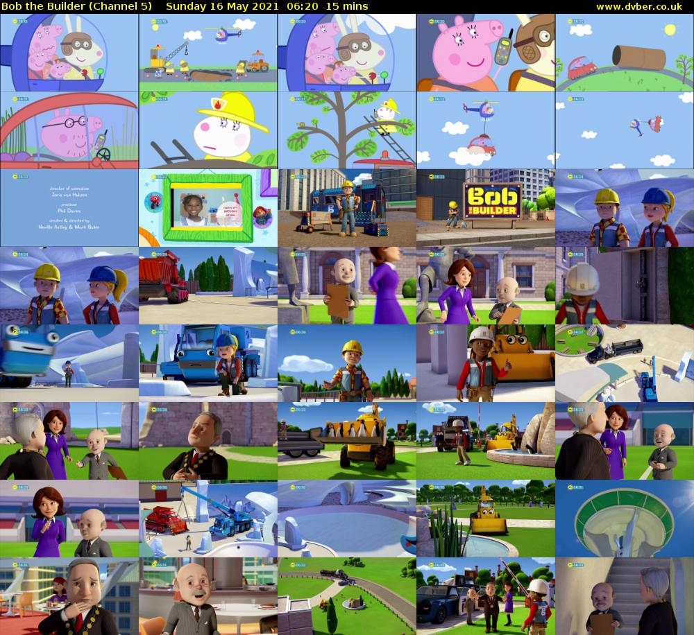 Bob the Builder (Channel 5) Sunday 16 May 2021 06:20 - 06:35